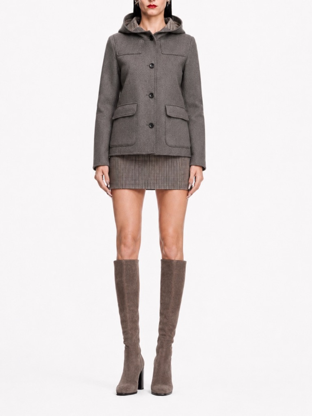 🔥 LANDS END Wool Blend Coat